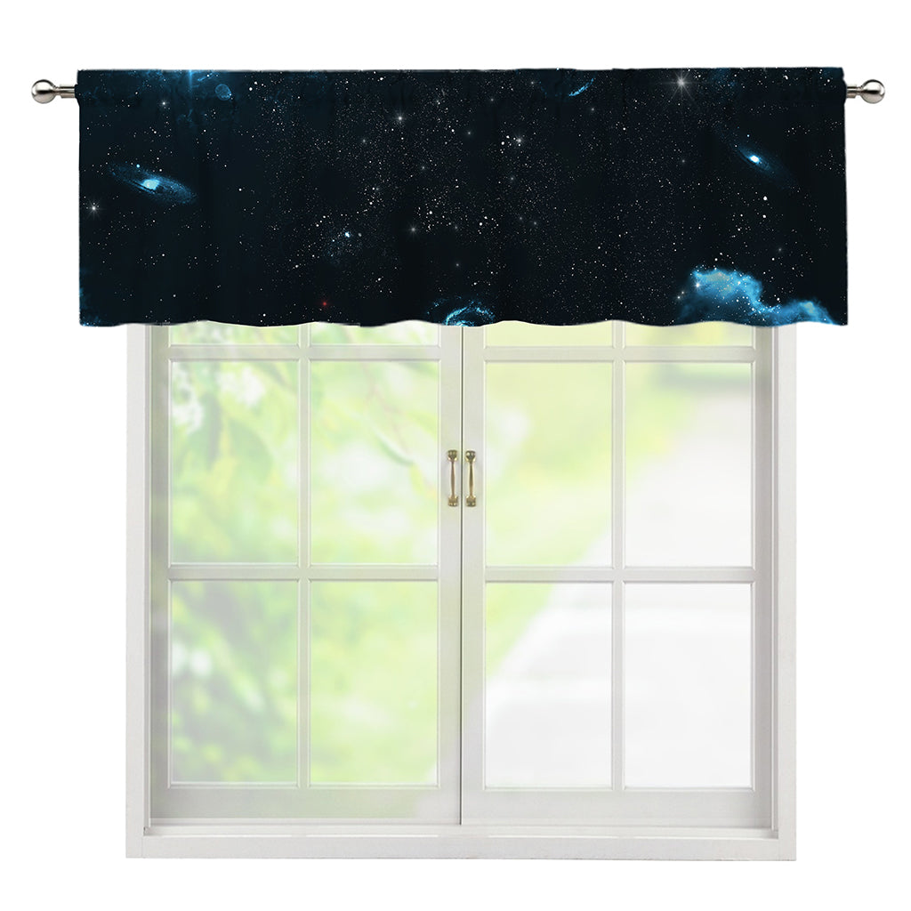 Deep Space Print Window Valance