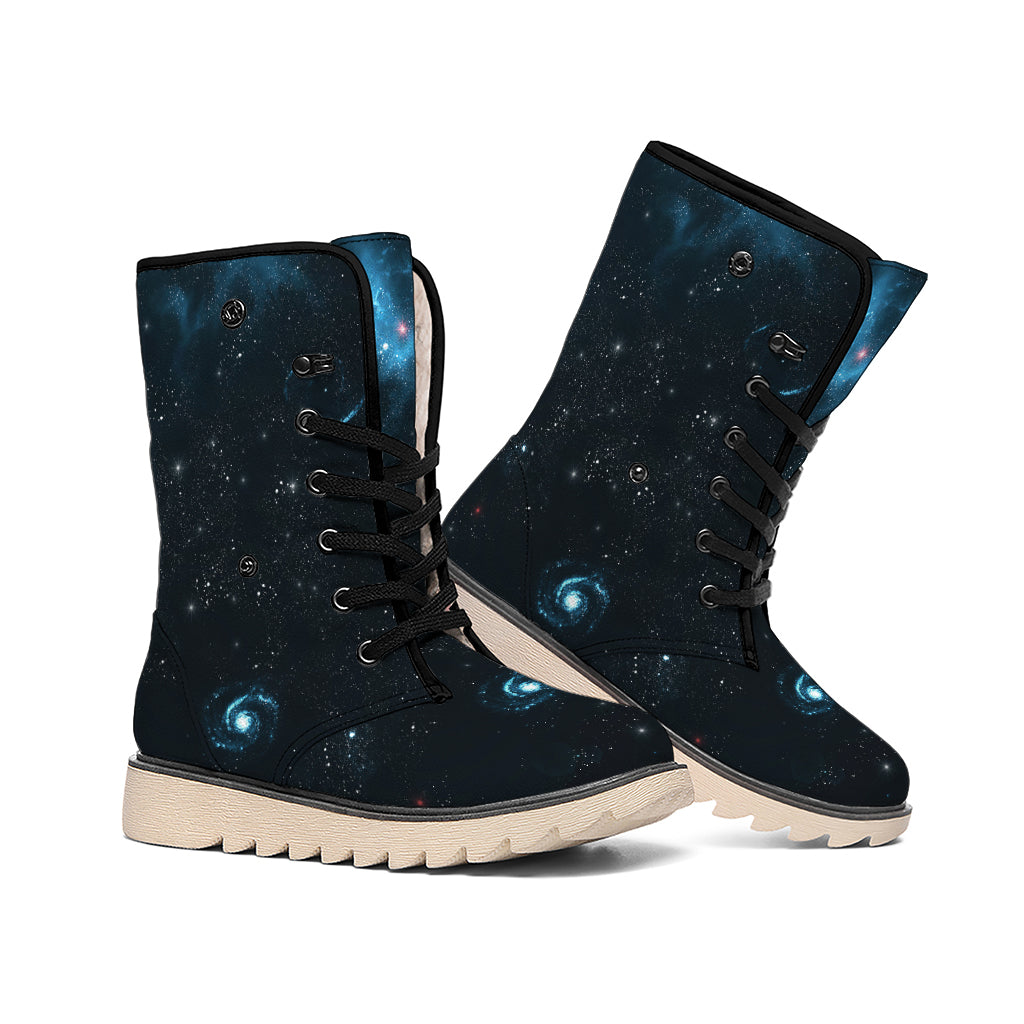 Deep Space Print Winter Boots