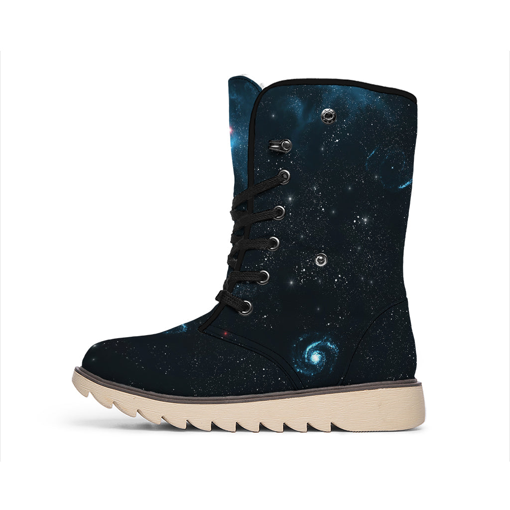 Deep Space Print Winter Boots