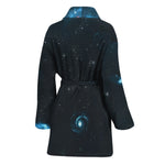 Deep Space Print Women's Bathrobe