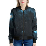 Deep Space Print Women's Bomber Jacket