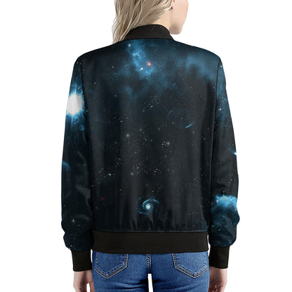 Deep Space Print Women's Bomber Jacket