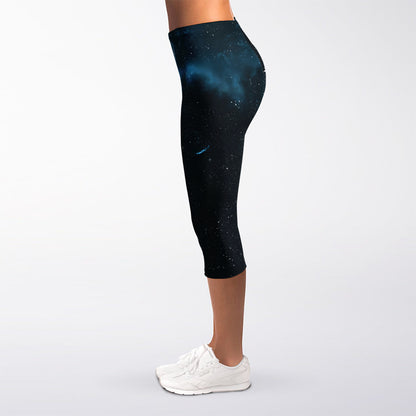 Deep Space Print Women's Capri Leggings