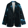 Deep Space Print Women's Cotton Blazer