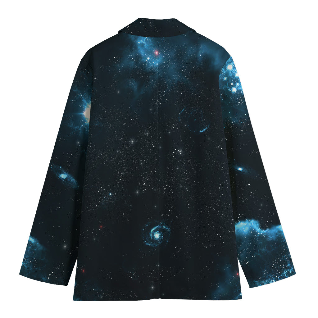 Deep Space Print Women's Cotton Blazer