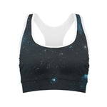 Deep Space Print Women's Sports Bra