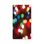 Defocused Christmas Lights Print Baby Crib Sheet
