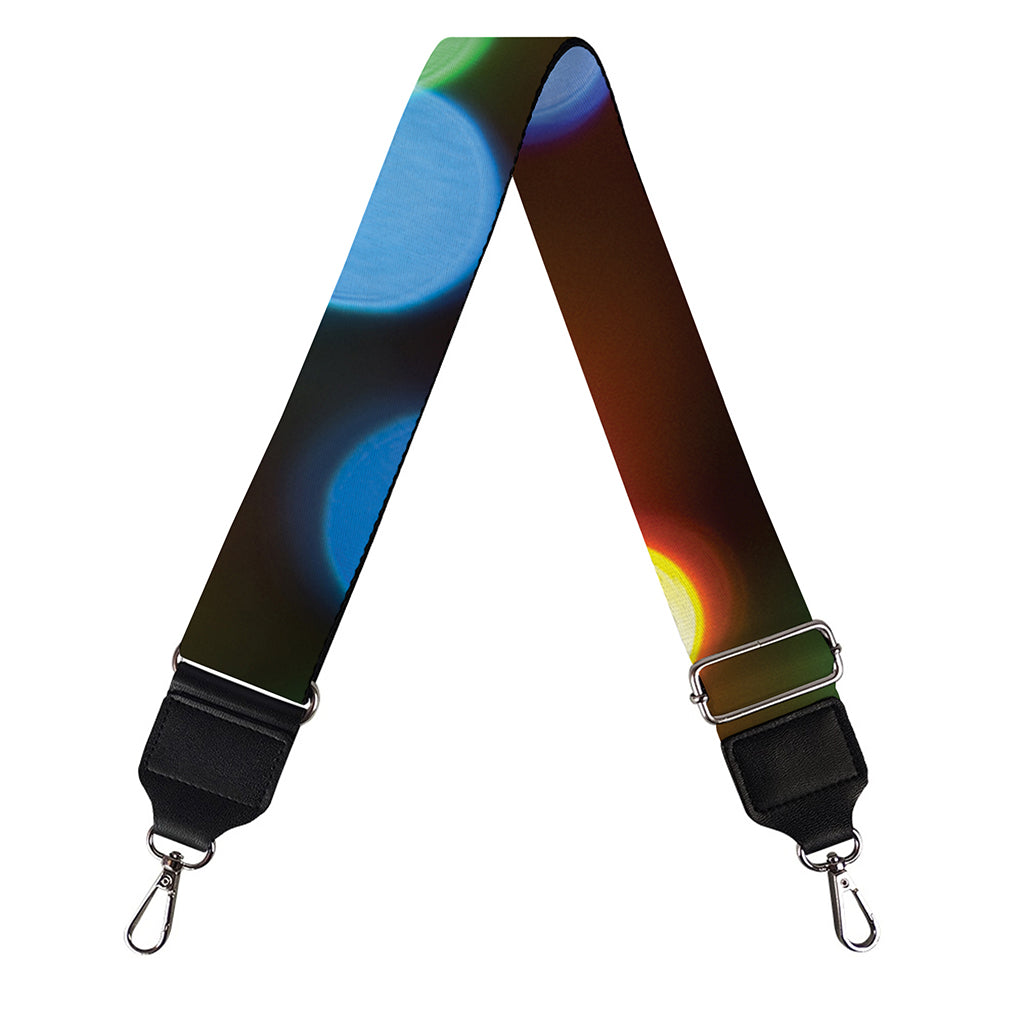 Defocused Christmas Lights Print Bag Strap