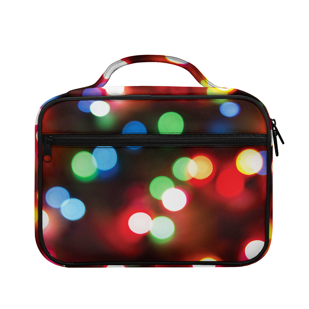 Defocused Christmas Lights Print Briefcase Bible Bag