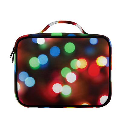 Defocused Christmas Lights Print Briefcase Bible Bag