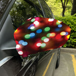 Defocused Christmas Lights Print Car Side Mirror Covers