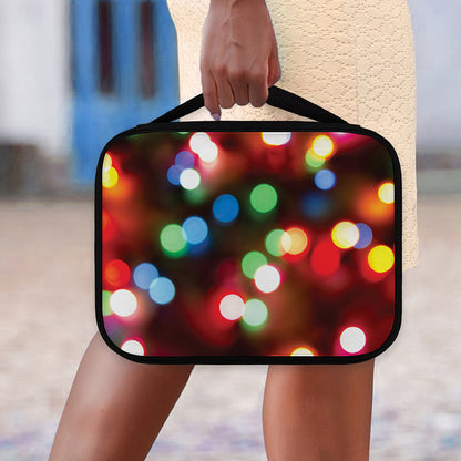 Defocused Christmas Lights Print Classic Bible Case