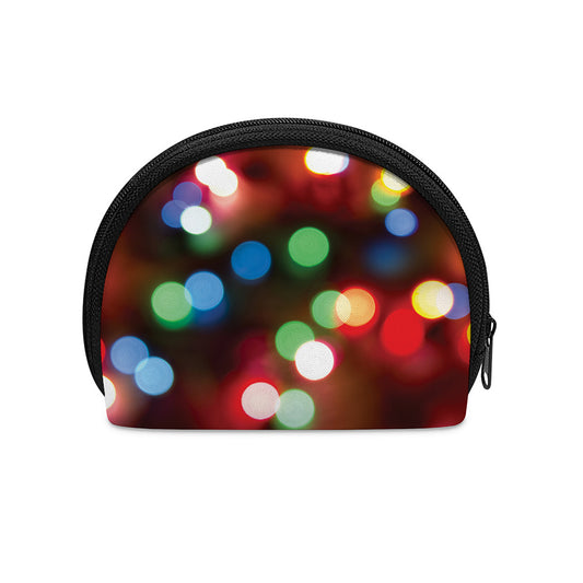 Defocused Christmas Lights Print Coin Purse