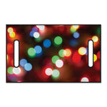 Defocused Christmas Lights Print Golf Cart Seat Cover