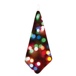 Defocused Christmas Lights Print Hand Towel