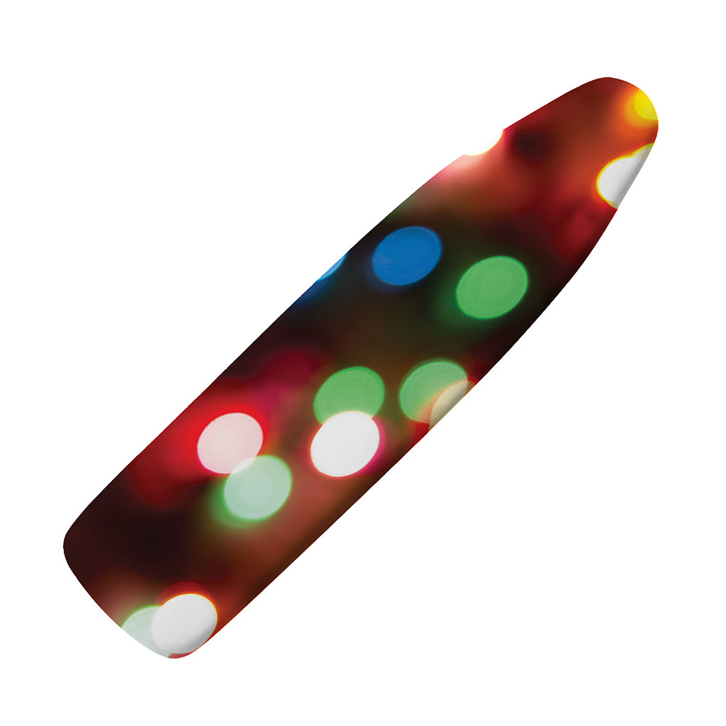 Defocused Christmas Lights Print Ironing Board Cover