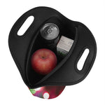 Defocused Christmas Lights Print Neoprene Lunch Bag