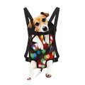 Defocused Christmas Lights Print Pet Carrier Backpack