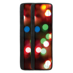Defocused Christmas Lights Print Refrigerator Handle Covers
