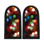 Defocused Christmas Lights Print Skillet Handle Cover