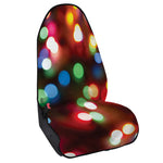Defocused Christmas Lights Print Waterproof Car Seat Cover