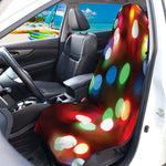Defocused Christmas Lights Print Waterproof Car Seat Cover