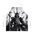 Demon Samurai Print Adjustable Apron