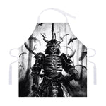 Demon Samurai Print Adjustable Apron