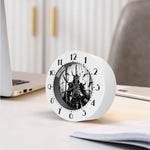 Demon Samurai Print Alarm Clock