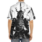 Demon Samurai Print Aloha Shirt