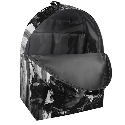 Demon Samurai Print Backpack