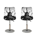 Demon Samurai Print Bar Stool Covers