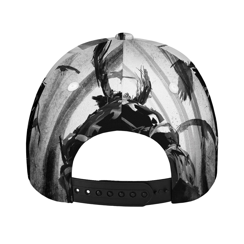 Demon Samurai Print Baseball Cap