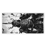 Demon Samurai Print Beach Towel