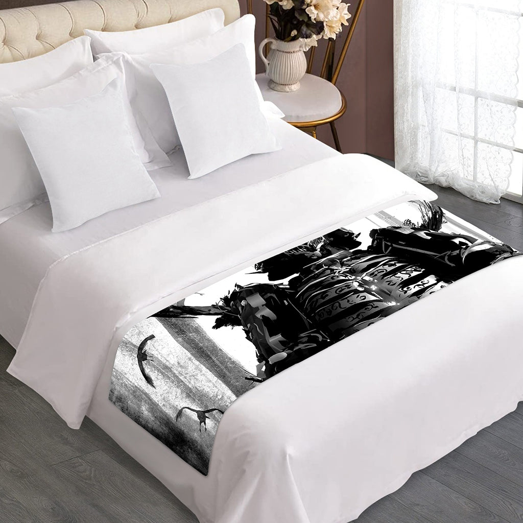 Demon Samurai Print Bed Runner