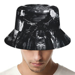 Demon Samurai Print Bucket Hat