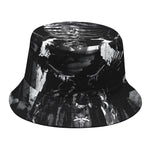 Demon Samurai Print Bucket Hat
