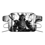 Demon Samurai Print Car Windshield Snow Cover