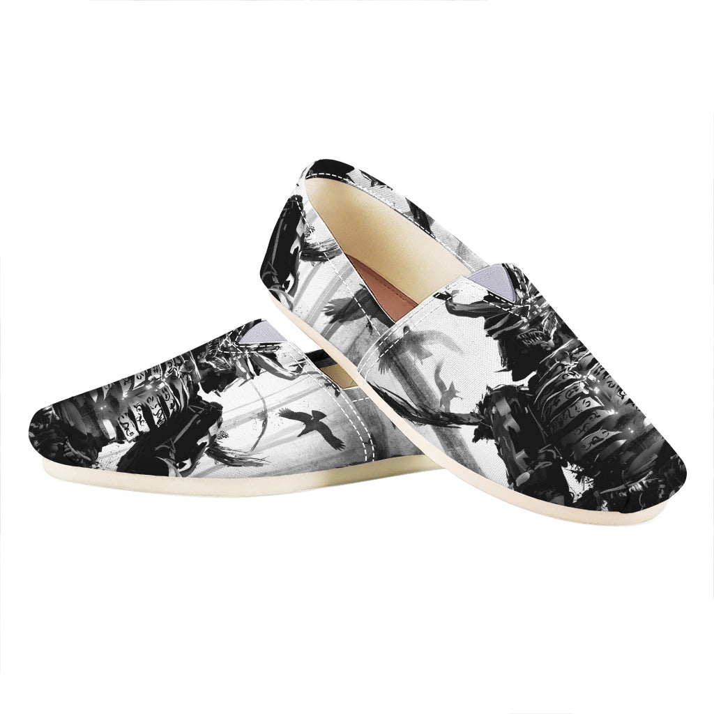 Demon Samurai Print Casual Shoes