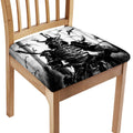Demon Samurai Print Chair Cushion Cover
