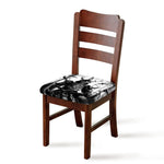 Demon Samurai Print Chair Cushion Cover