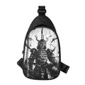 Demon Samurai Print Sling Bag