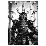 Demon Samurai Print Curtain