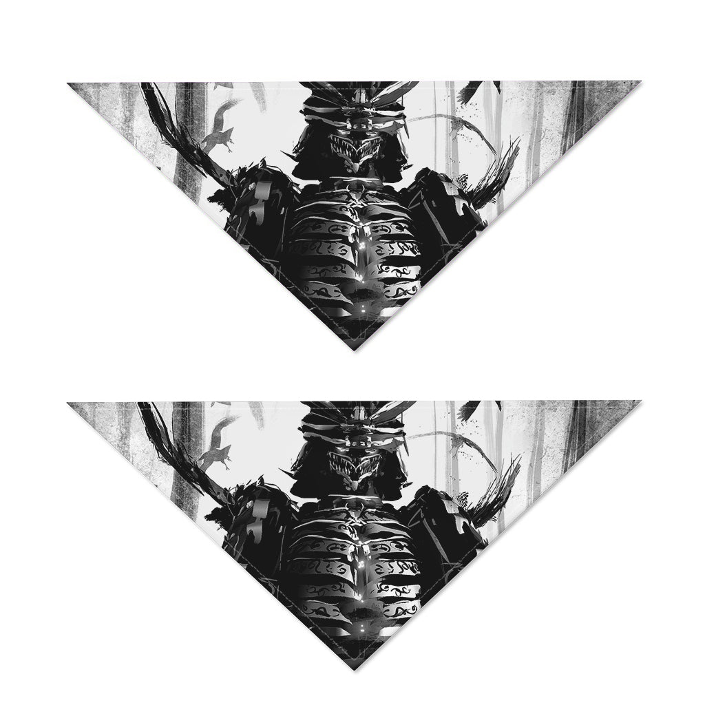 Demon Samurai Print Dog Bandana