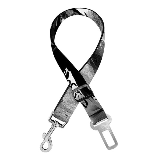 Demon Samurai Print Dog Seat Belt