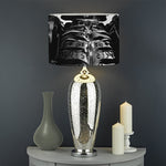 Demon Samurai Print Drum Lamp Shade
