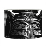 Demon Samurai Print Drum Lamp Shade