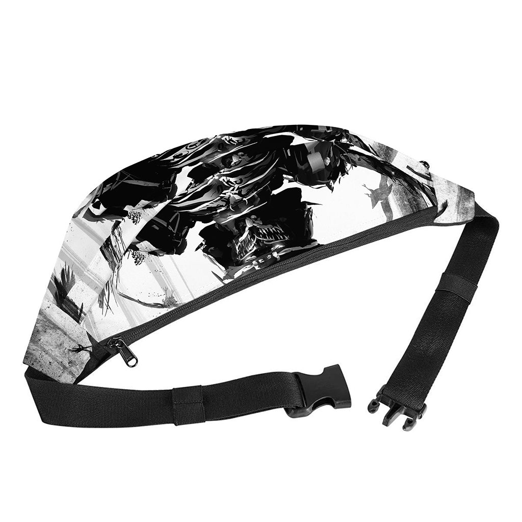 Demon Samurai Print Fanny Pack