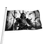Demon Samurai Print Flag
