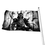 Demon Samurai Print Flag